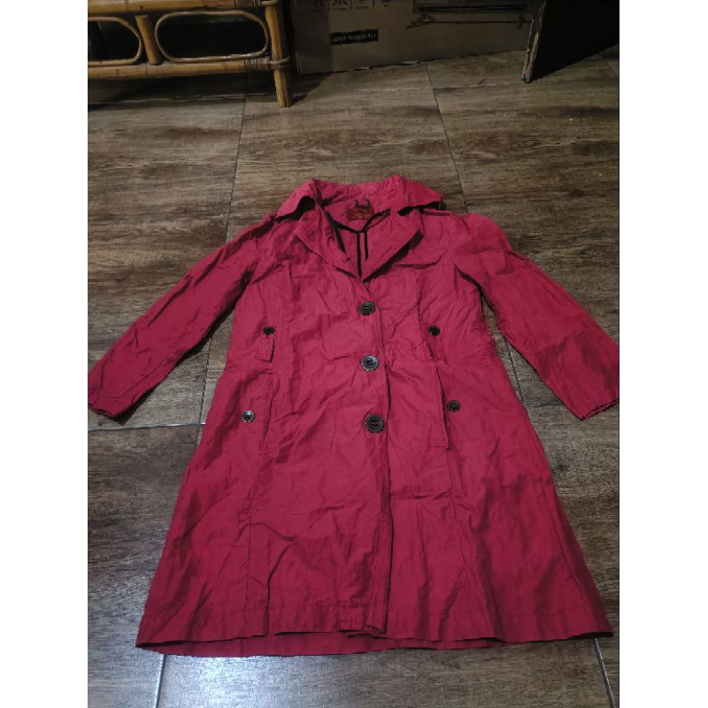 Junker Coat Parasut Merah