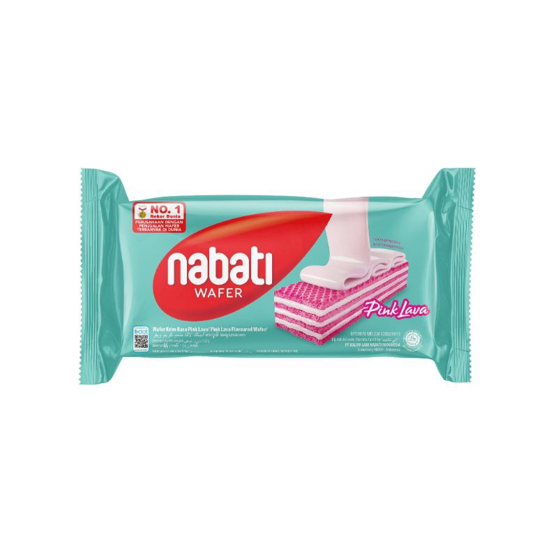 

Nabati Wafer Pink Lava 122g