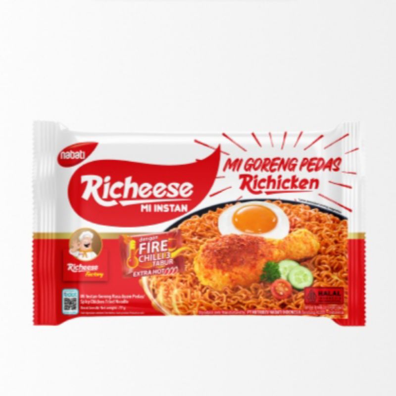 

Richeese Mi Goreng Richicken 77gr Level 3