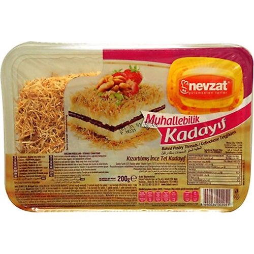 

DEB kunefe atau kunafa kering sangrai premium orinal Turki (kadayif) bahan Coklat Dubai