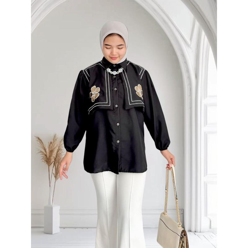 COD GF ORIGINAL NAOMI KEMEJA BORDIR