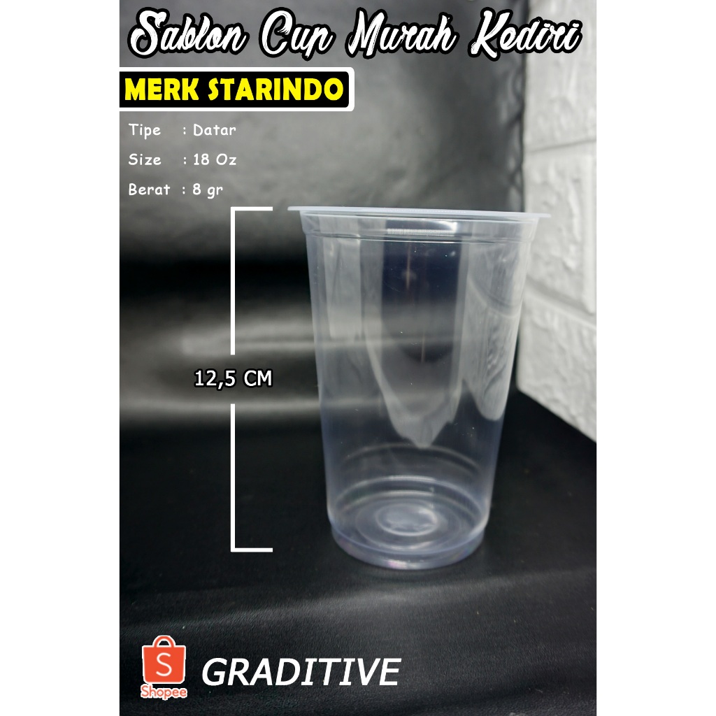 Sablon Cup Merk Starindo 18oz (8 gr)