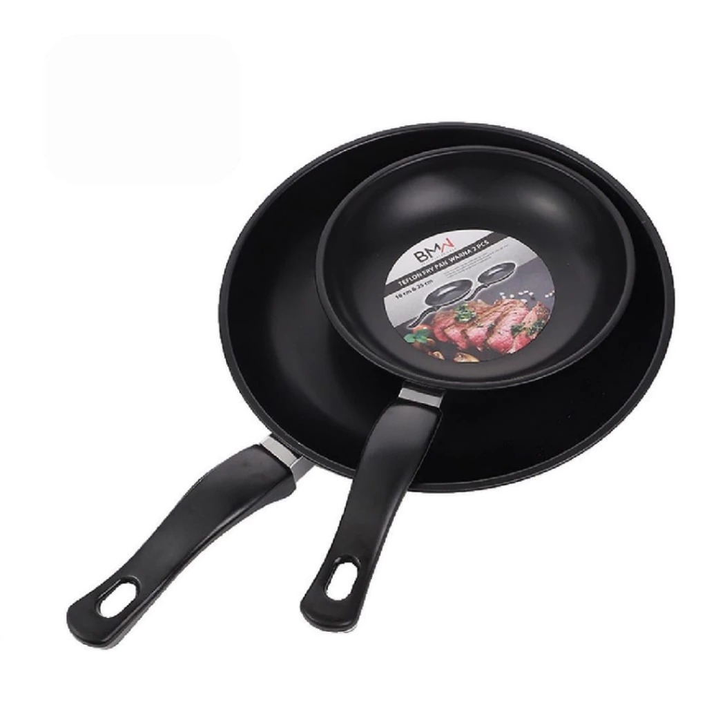 RB FRYPAN WAJAN TEFLON 1 SET ISI 2 / WAJAN PENGGORENGAN ANTI LENGKET