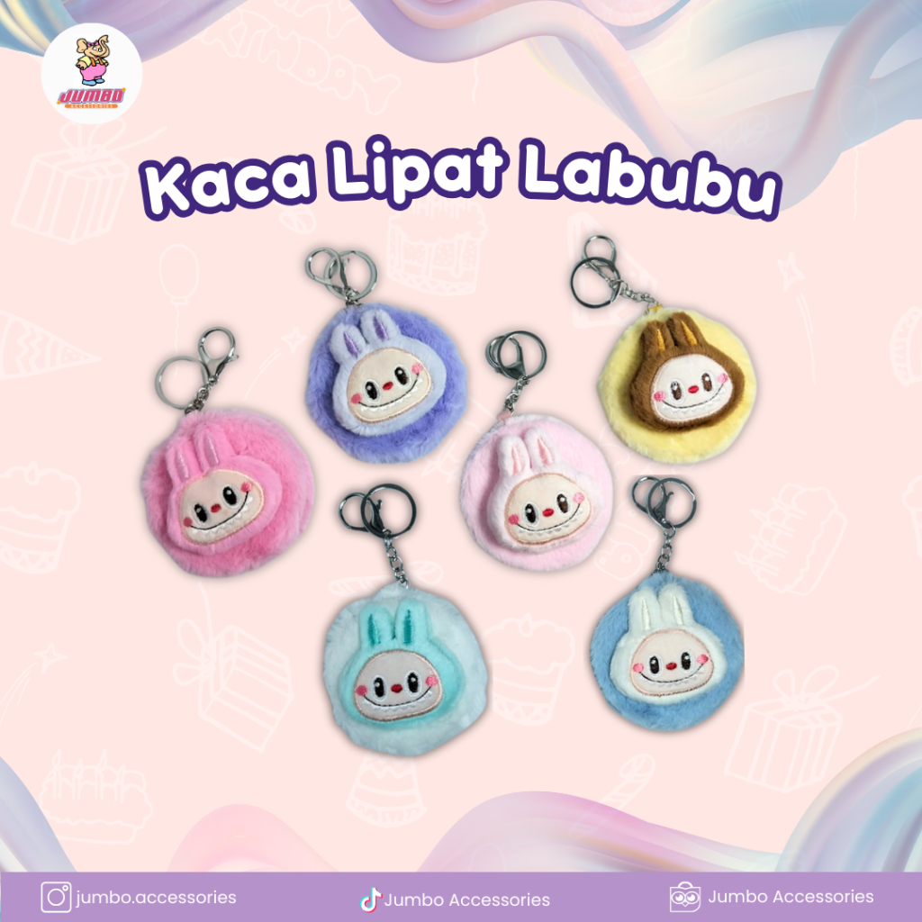 Kaca Lipat Labubuu Jumbo Accessories