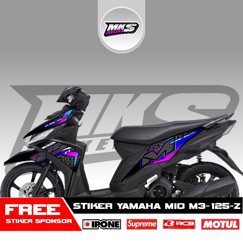 Stiker Mio125, MIO M3, MIO Z - Striping Mio125, MIO M3, MIO Z - Decal Mio125, MIO M3, MIO Z
