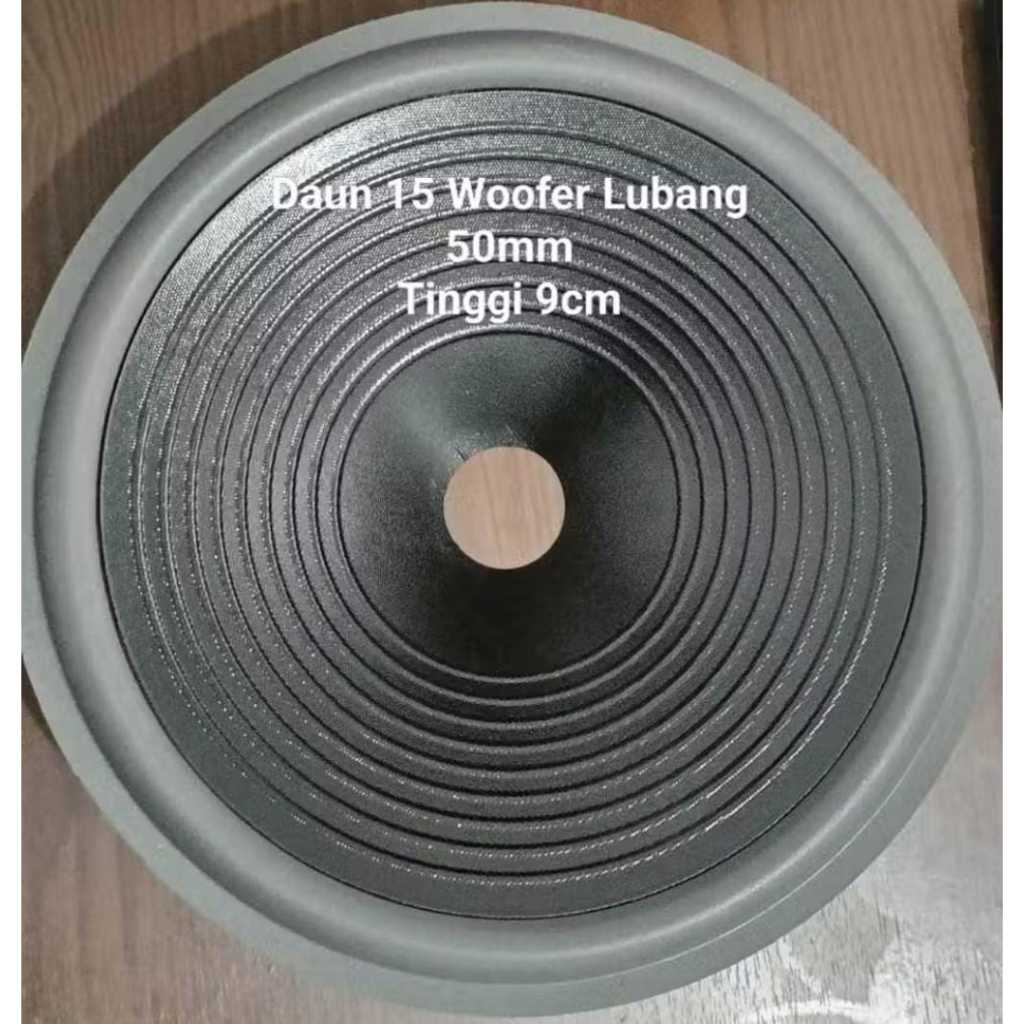 Daun speaker kertas speaker 15inc Woofer lubang 50mm