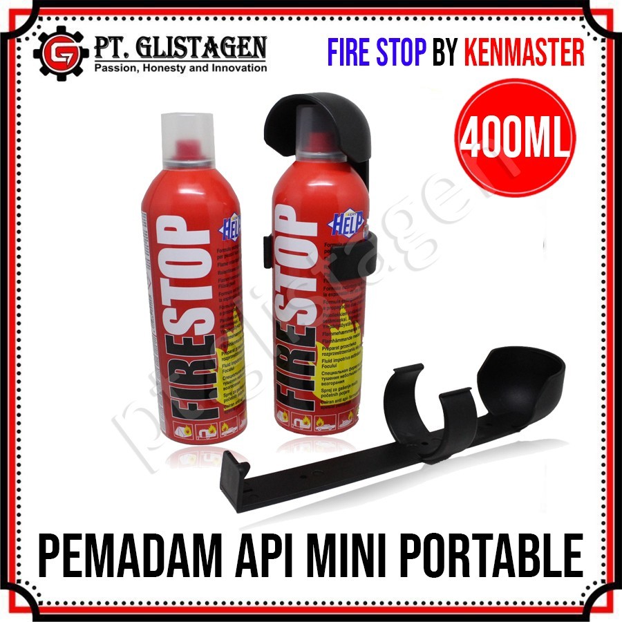 Fire Stop Kenmaster Pemadam Api 400 ML Alat Pemadam Api Mini Apar Firestop