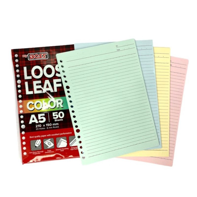 

LOOSE LEAF ISI 50 WARNA