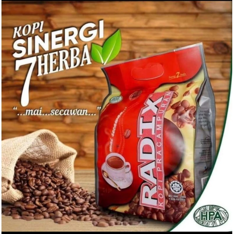 KOPI Radix Jumbo Malaysia 32 Sachet