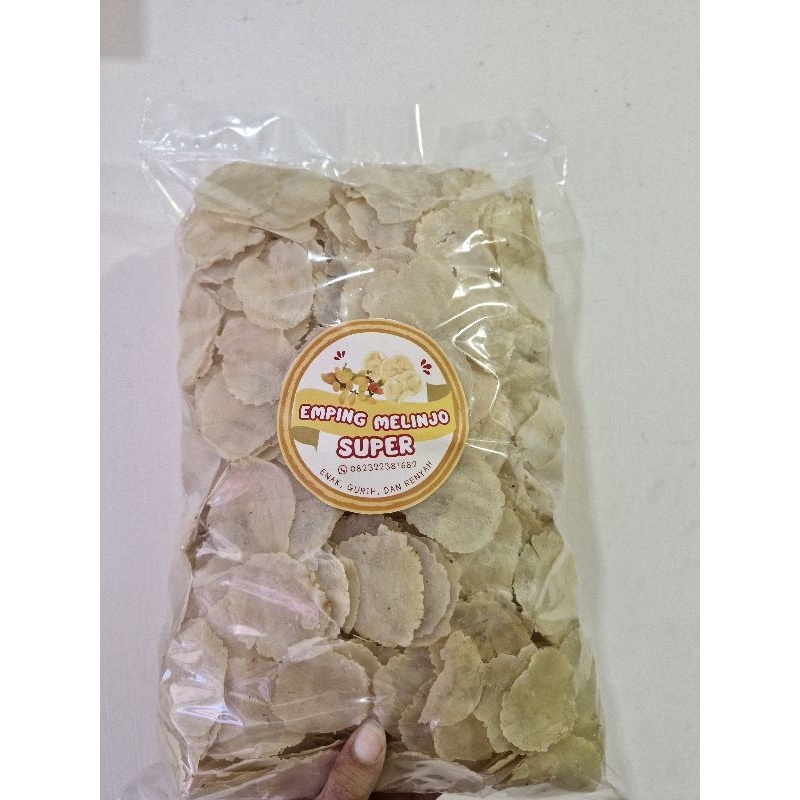 

Emping melinjo mentah super 500gr