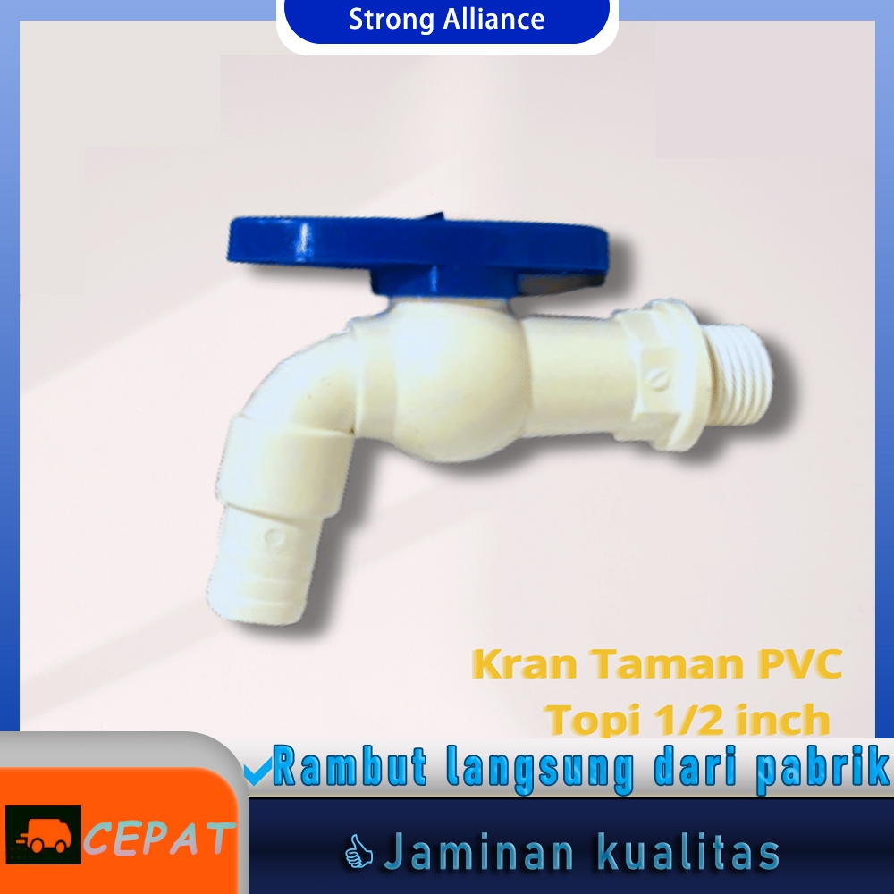 Keran Air 1/2 inch Kran Kuningan Gemuk Kran Dapur Kran Tembok WC Toilet Plastik Gemuk Kuningan Showe