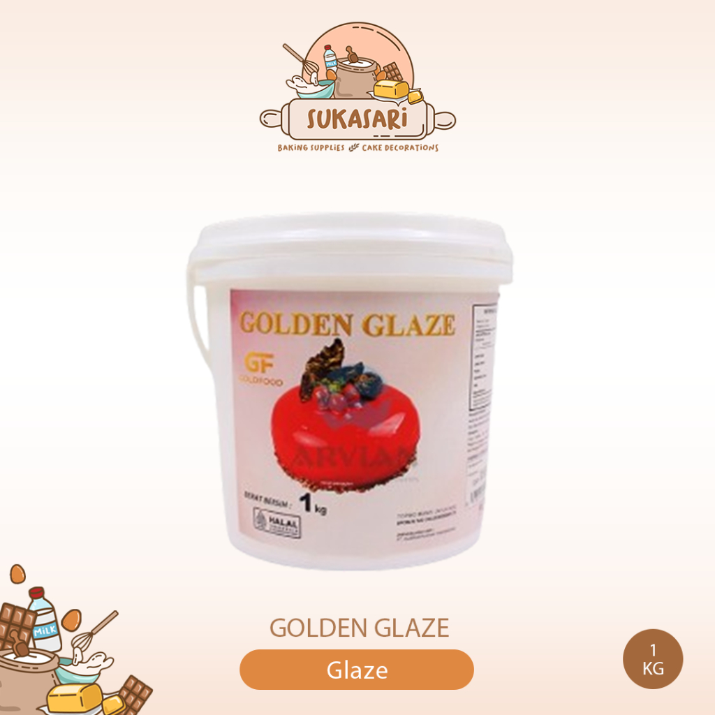 

Golden Glaze 1Kg Pelapis Cake Goldfood