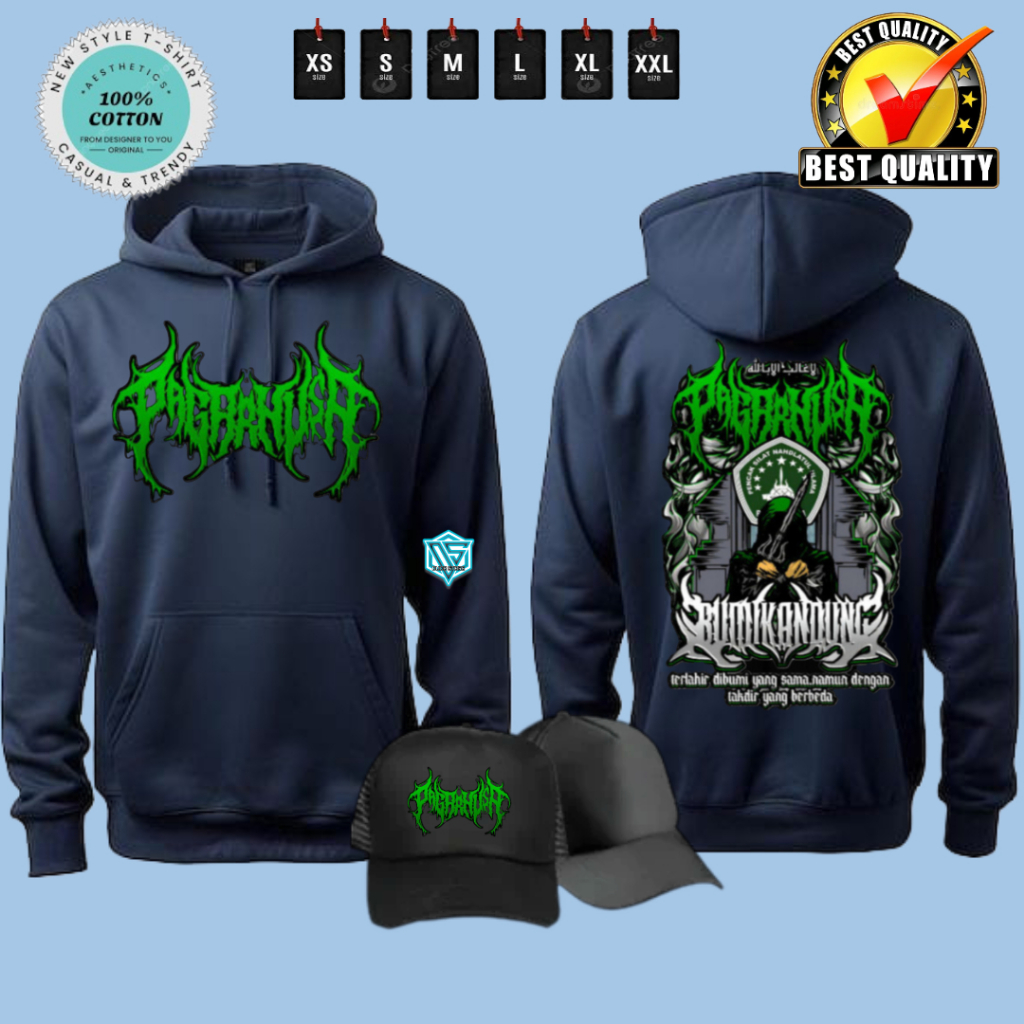 HOODIE JUMPER PREMIUM PAGAR NUSA LAHIR DIBUMI YANG SAMA TAPI TAKDIR YANG BERBEDA KEREN GRATIS TOPI J