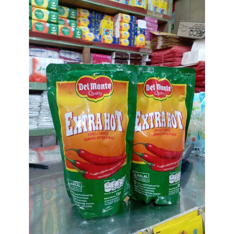 

Saus Del Monte Extra Hot Sambal Goreng Pedas 1Kg