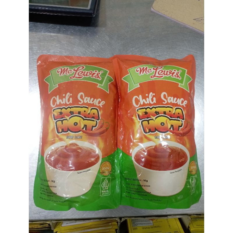 

McLewis Extra Hot Chili Sauce 1Kg
