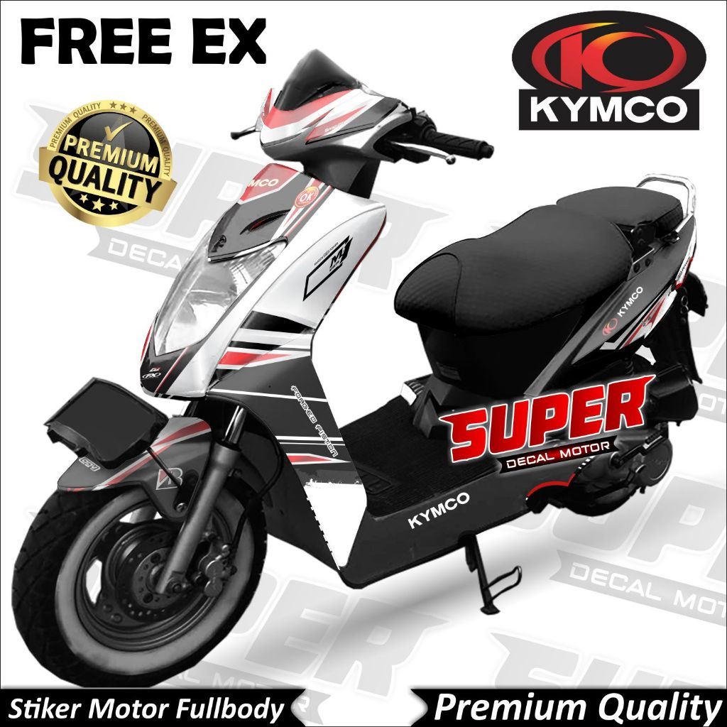 Decal Kymco Free Ex Full Body Stiker Kymco Free Ex Full Body Kymco Free Ex Hayabusa