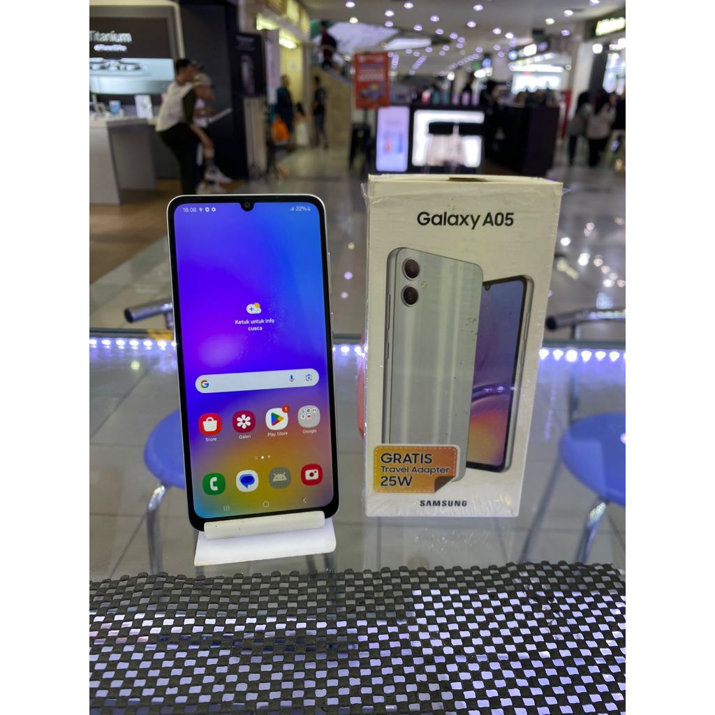 SAMSUNG GALAXY A05 4/128GB SECOND SEKEN BEKAS RAM 4 INTERNAL 128