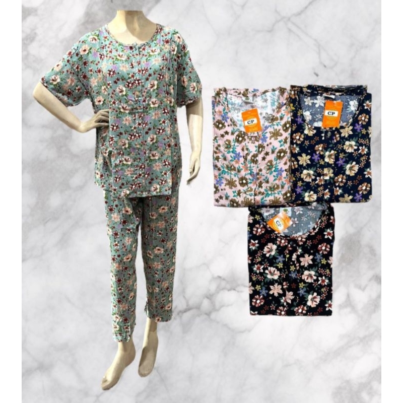 Stelan Hoki & Sheila CP / Setelan Daster Piyama