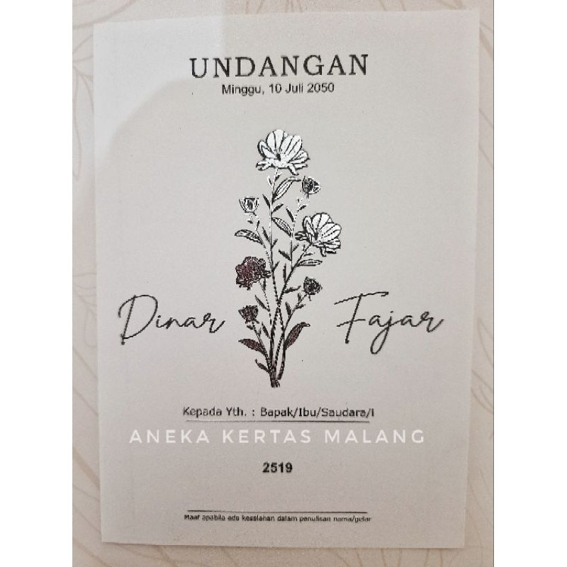 

Blangko Undangan Erba 2519 Terbaru (Cek Deskripsi)