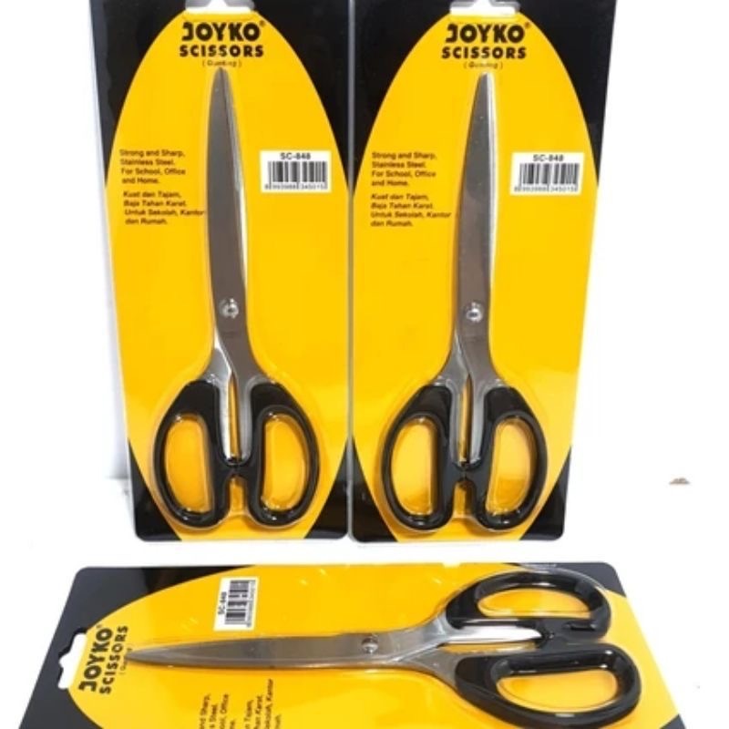 

Gunting Kertas Joyko / SC-838 / SC-828 / SC-848 Gunting Kecil, Sedang & Besar / Gunting Kerajinan