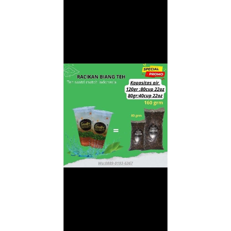 

RACIKAN BIANG TEH SANTRI INDONESIA 80-160grm