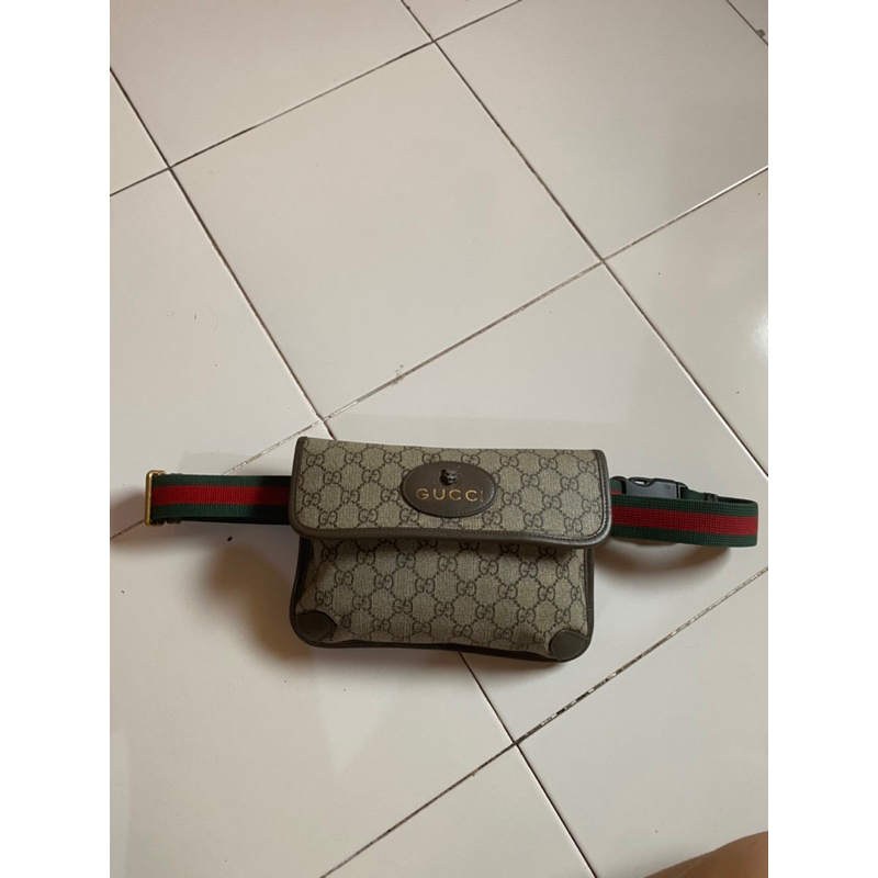 SALE waist bag GUCCI SUPREMME vintage AYTHENTIC ORIGINAL second preloved bekas