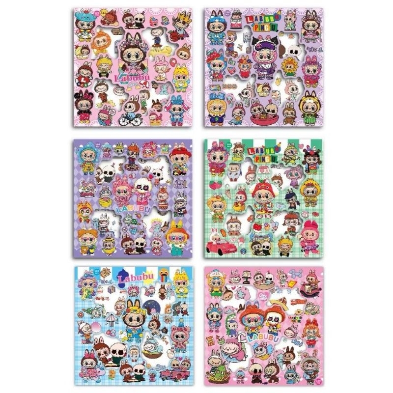 

100 Lembar Stiker Motif Kartun Korea Lucu Anti Air Dekorasi Handbook Scrapbook DIY
