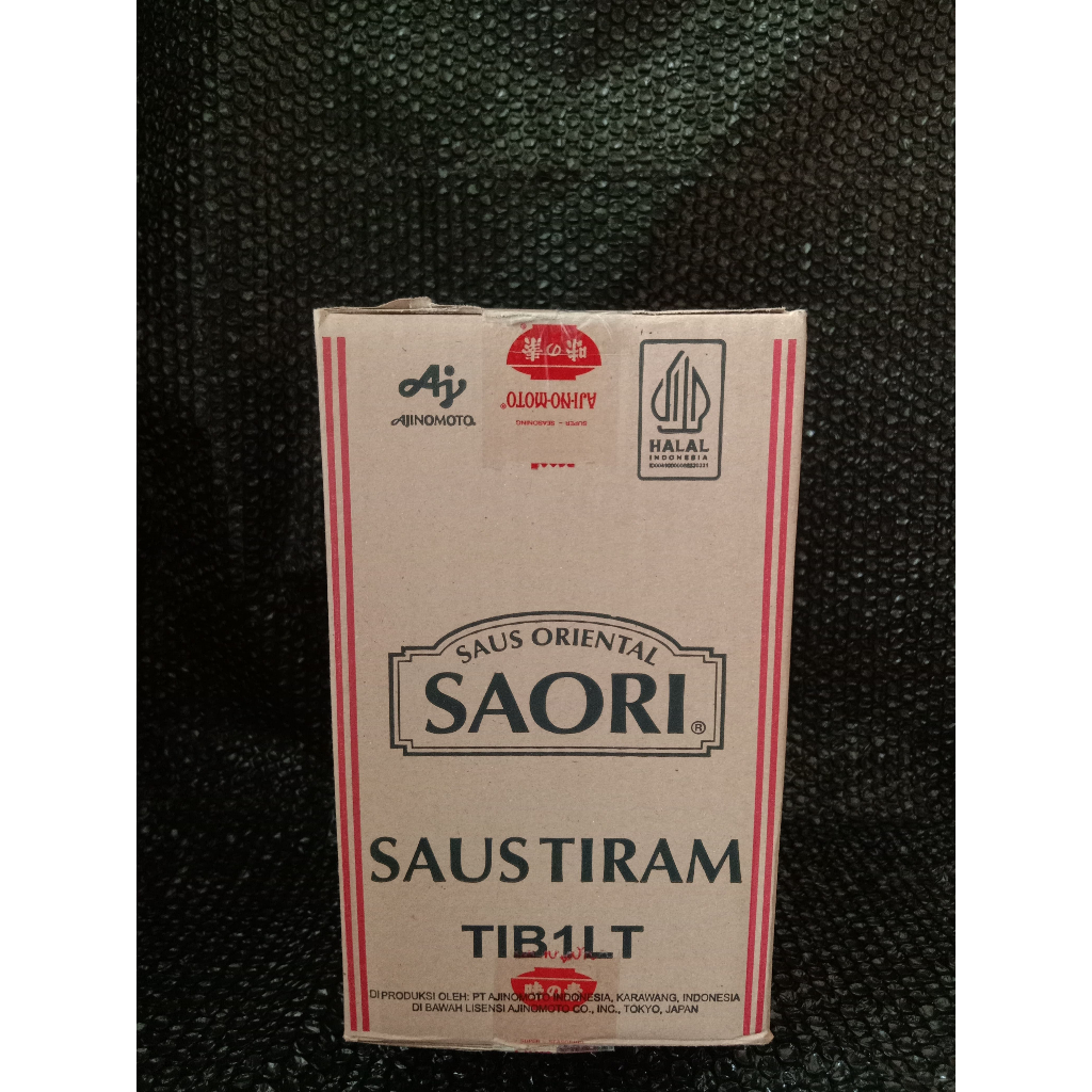 

HG Saori Saus Tiram 1 Dus Isi 6 Liter