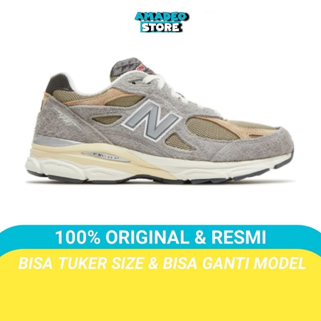 Sepatu Pria Nb 990V3 Teddy Santis Marble Incense Original