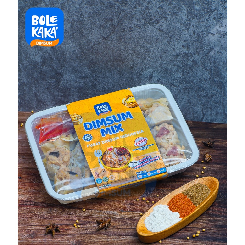 

Bolekaka Dimsum Siomay Mix Ayam Udang isi 16 pcs
