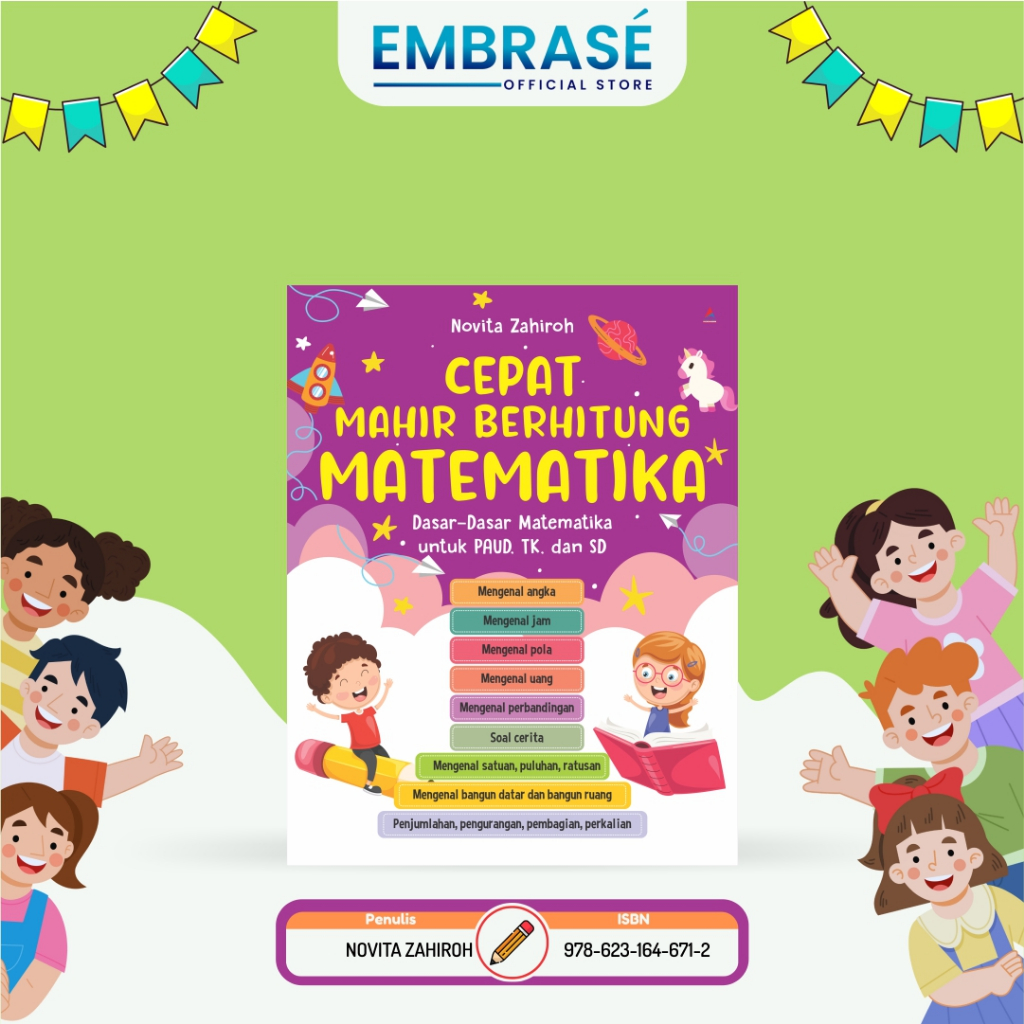 Buku Pendidikan Cepat Mahir Berhitung Matematika : Dasar-Dasar Matematika untuk PAUD, TK, dan SD - E
