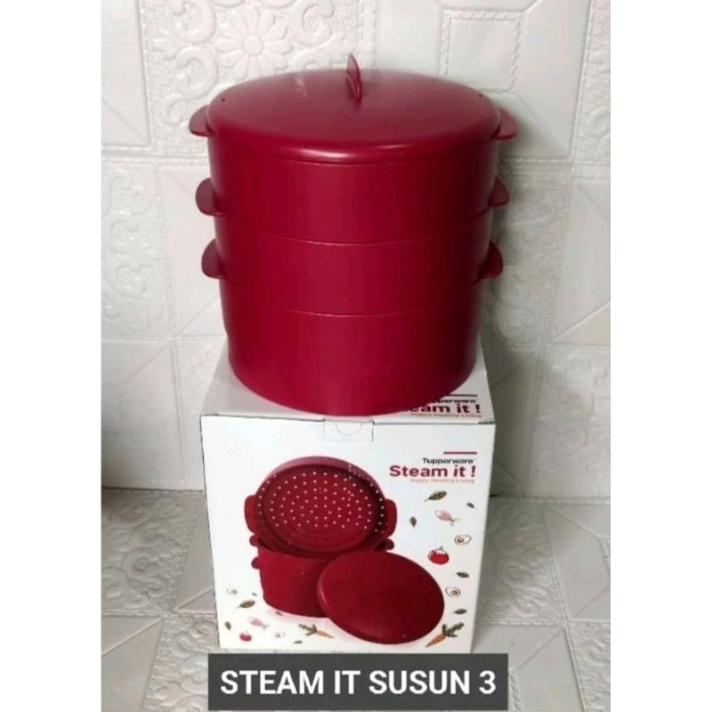 Steam it 3 layer warna merah maron