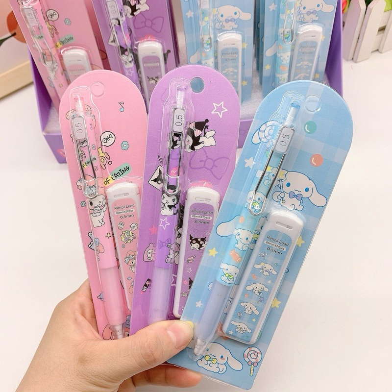 

ND0028 - Pensil mekanik 0.5 LABUBU sanrio / Mechanical pencil cute PLUS REFILL