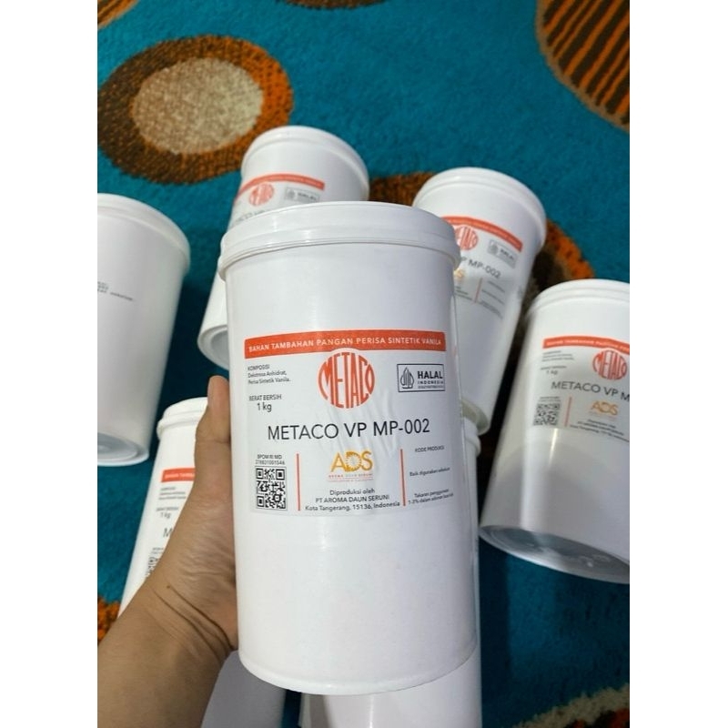 

Vanili METACO bubuk kuning Original (1kg) , Expired Panjang / Masih Lama