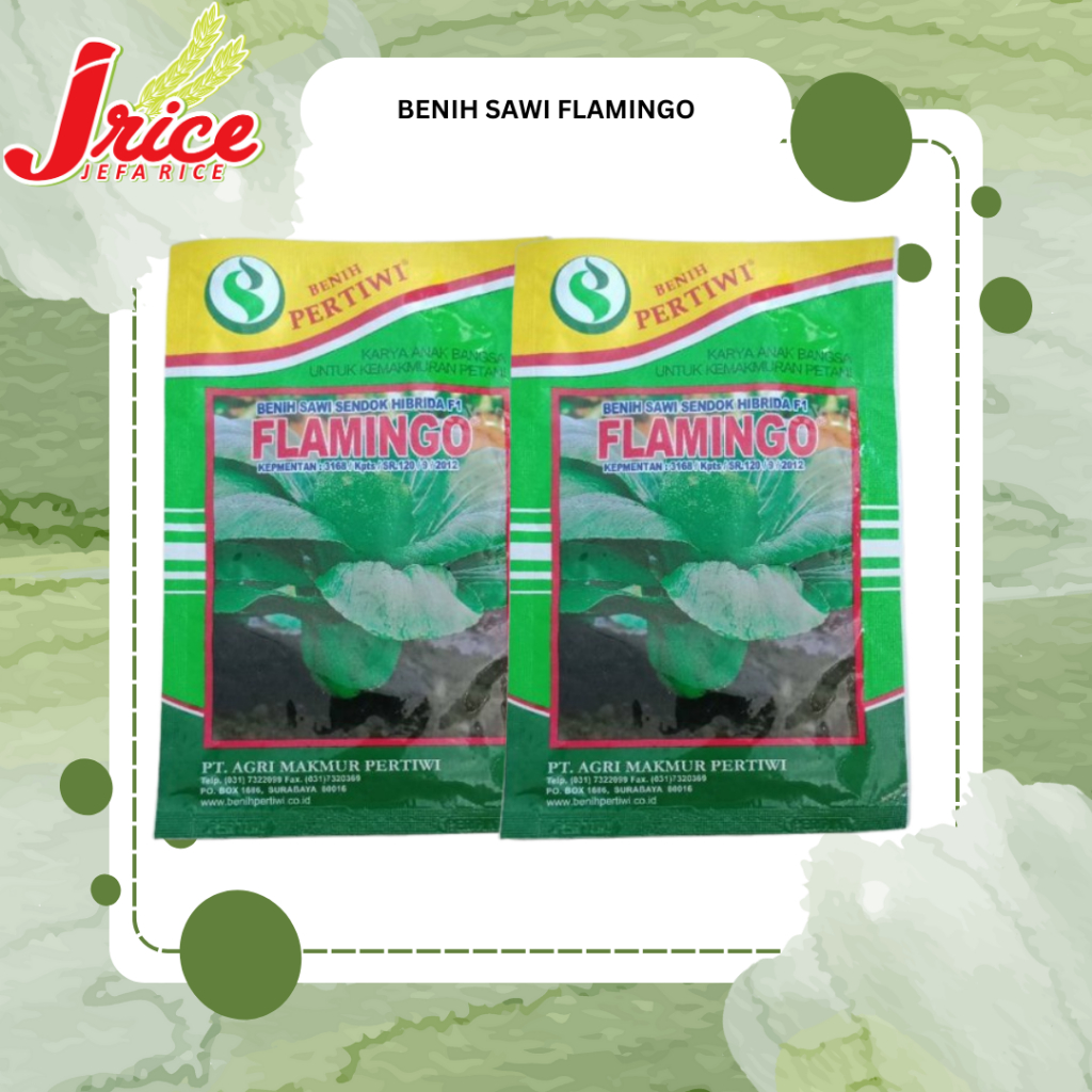 BENIH SAWI FLAMINGO FQ BIBIT SAWI SENDOK PAKCHOY HIBRIDA PERTIWI 10 GRAM