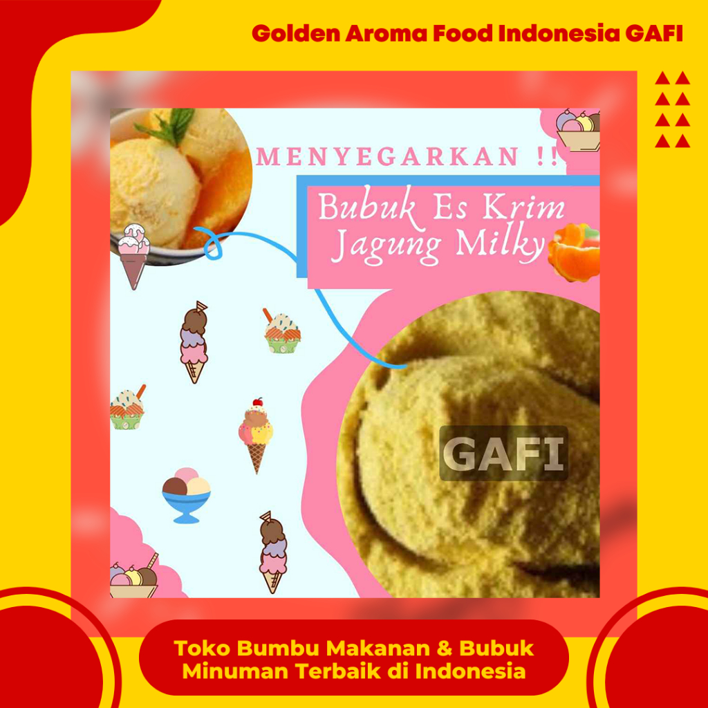 

Bubuk Es krim Jeruk Milky 1 Kg Murah Meriah Terdekat Kiloan Magic Ice Crem Premix Instant / Bubuk Bahan Es Krim Instan Rasa Jeruk Milky Bahan Bubuk Es krim GAFI
