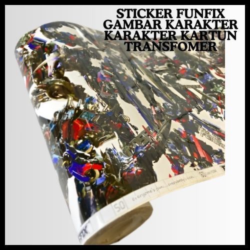 

STICKER STIKER FUNFIX KARAKTER KARTUN TRANSFORMER ALL MOTOR