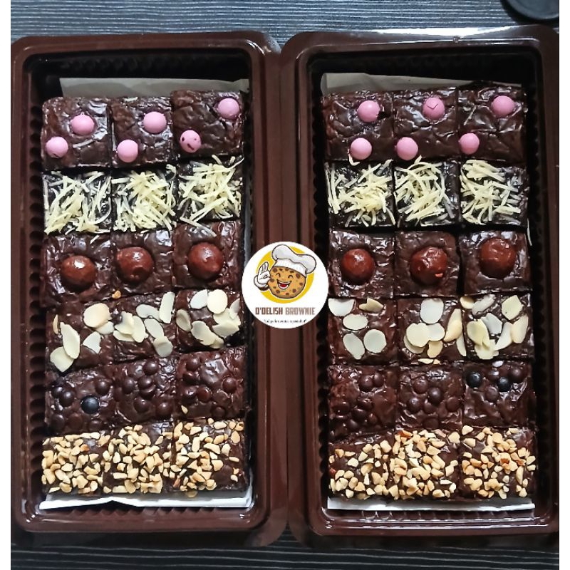 

[2 BOX] FUDGY BROWNIES DARK CHOCOLATE