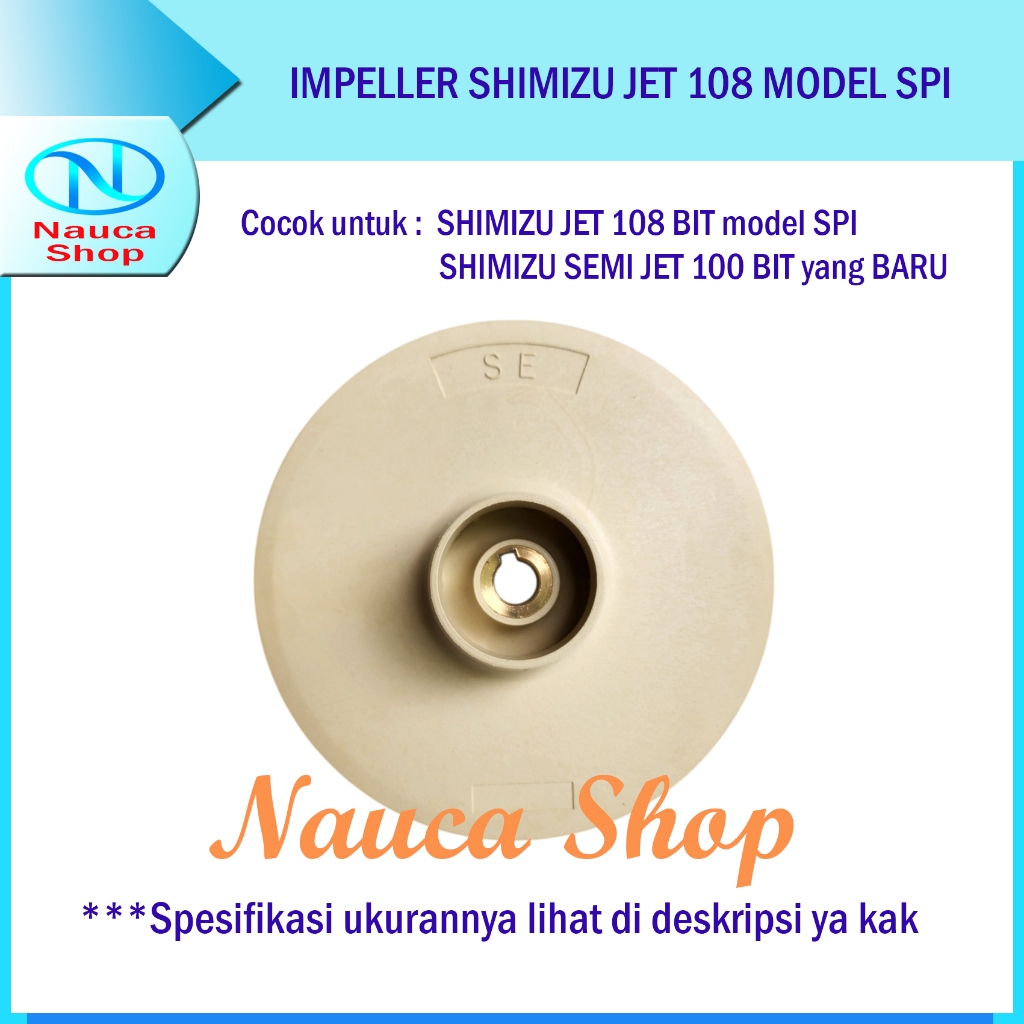 IMPELLER JET 108 SPI SHIMIZU / IMPELER GADING / SPARE PART POMPA AIR