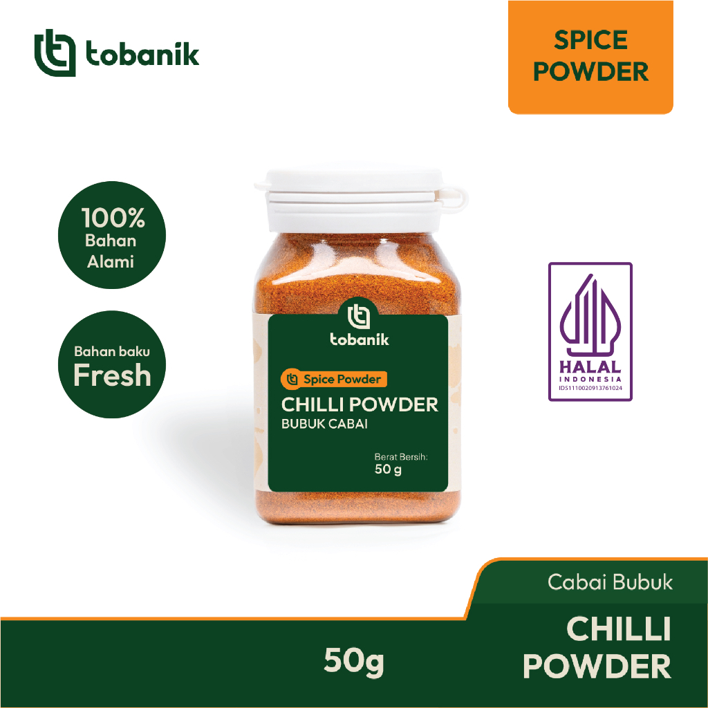 

Cabe Bubuk Murni 50 gram / Spicy Chilli Powder