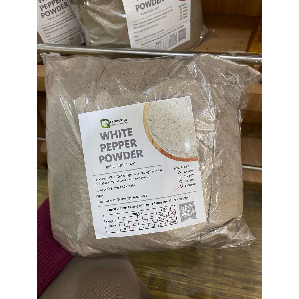 

Lada Putih Bubuk / White Pepper Powder -1 KG