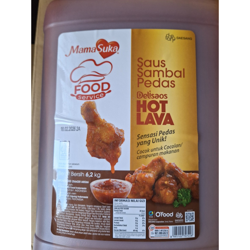 Mamasuka Delisaos Hot Lava Volcano 6,2 kg