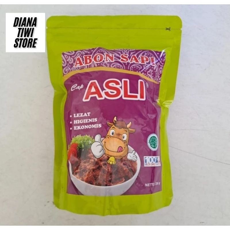 

abon sapi cap asli 250 gram