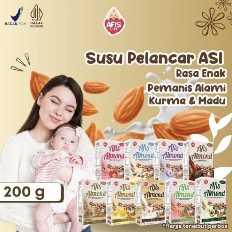 

Afis Susu Almond / Pelancar Asi / Booster Asi