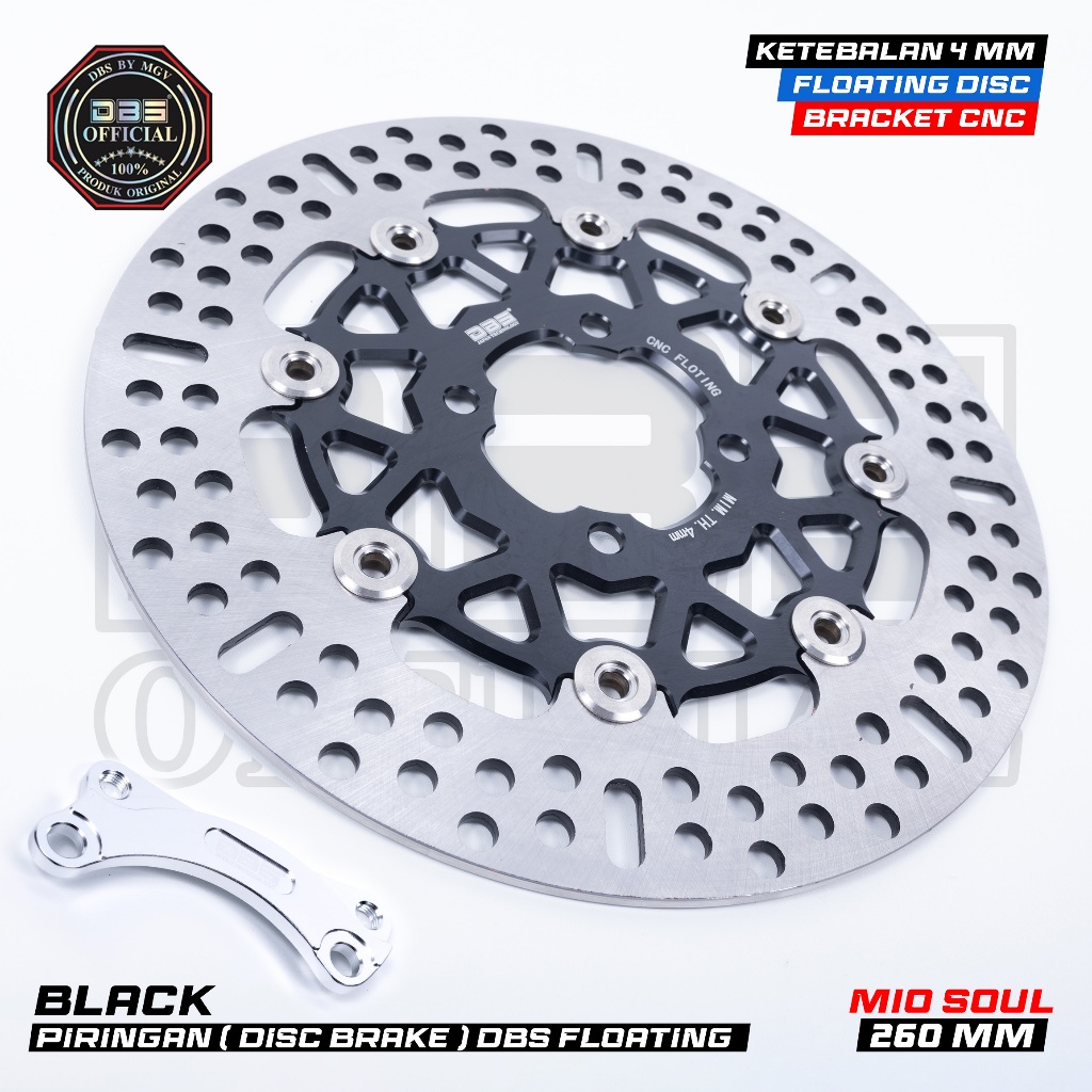 DBS Floating Disc Brake CNC Piringan Cakram Mio ukuran 260mm