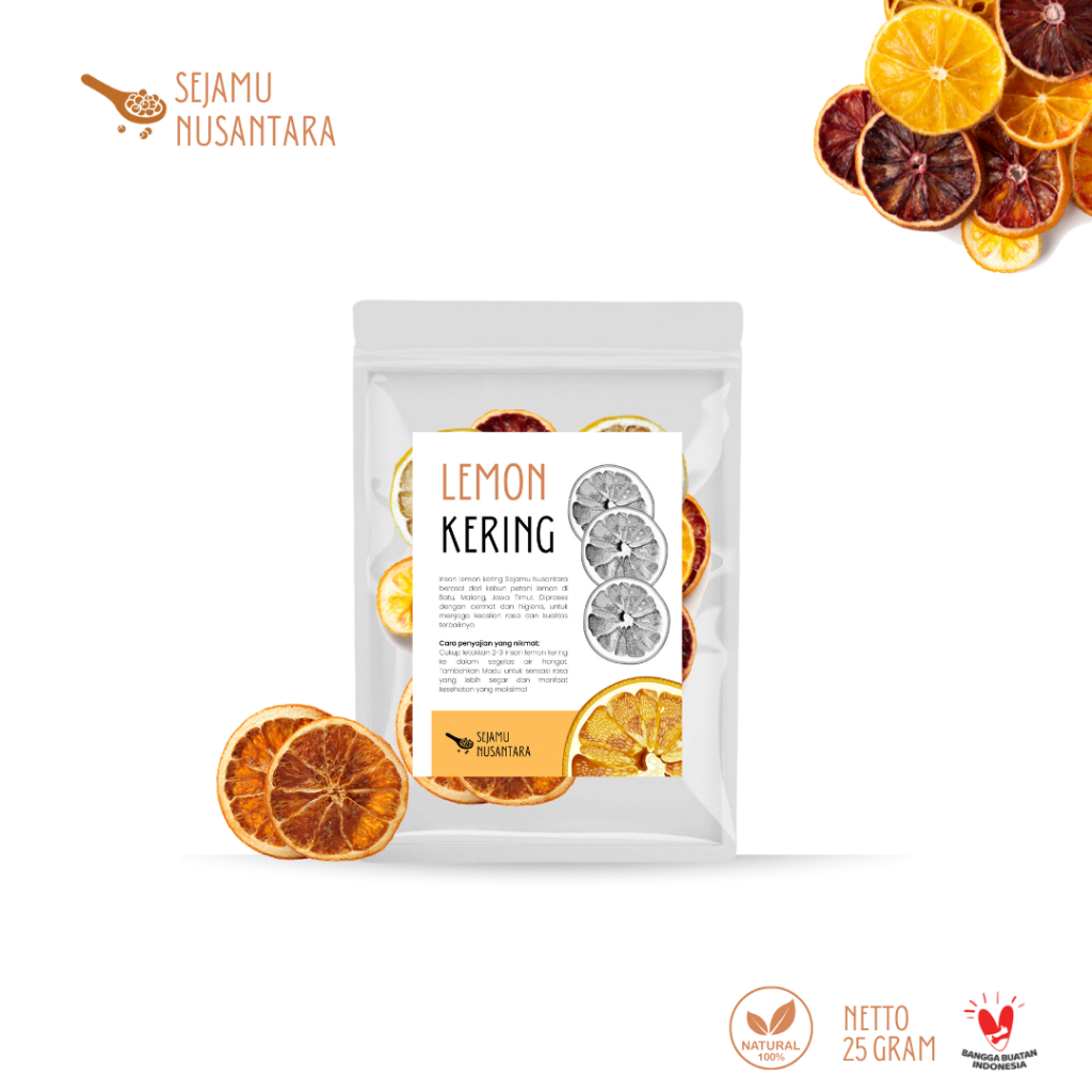 

Lemon Kering Slice 25g Premium Lemon Iris Untuk Diet - Sejamu Nusantara