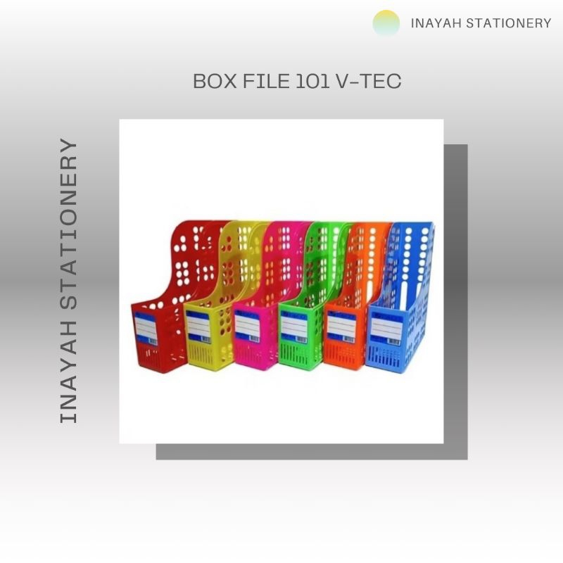 

BOX FILE PLASTIK 101 V-TEC KUALITAS TERBAIK Kantor Desk