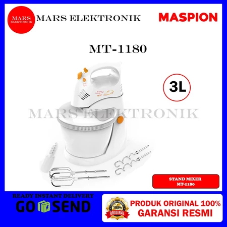 [ COD READY ] STAND MIXER MASPION - MT-1180 / STAND MIXER MASPION- MT 1180 / MT1180 / READY
