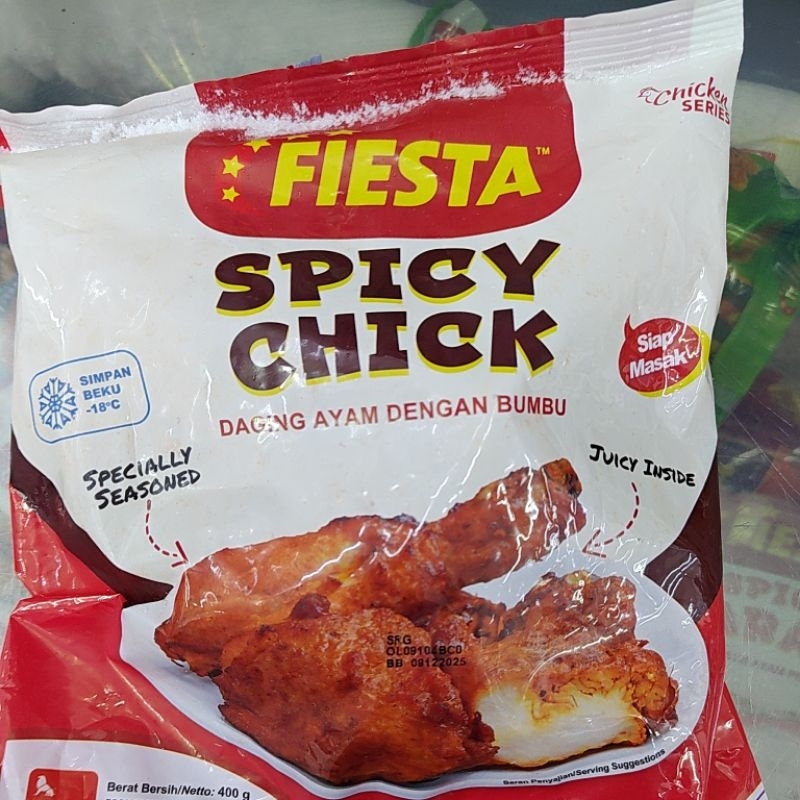 

Fiesta spicy Chick 400grm HANYA UNTUK BANDARLAMPUNG SAJA
