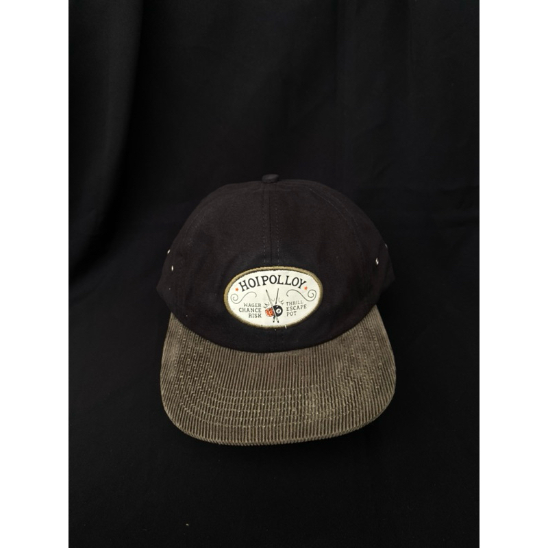 BestSeller Topi BaseBall Hoi polloy -  Cap - (black-green) - Corduroy Twill